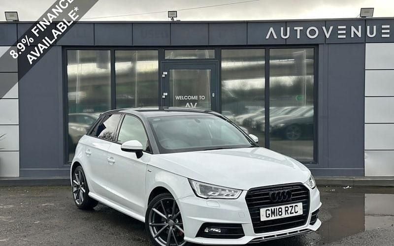 Used Audi A1 Sportback Black Edition 125 HP (91 kW) 2018 White Hatchback