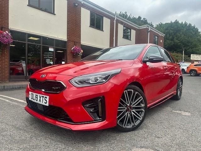 Red Used 2019 Kia Ceed GT Hatchback | £11,988 (Fair price) - Image 1/4