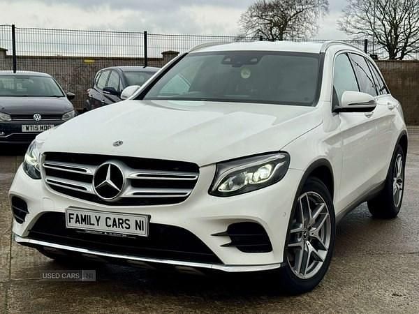 Used Mercedes GLC220 AMG line 2017 White Estate