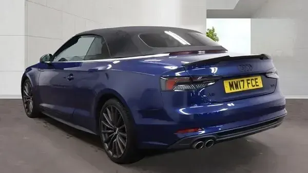 Used Audi A5 Cabriolet S-Line 2017 Blue Cabriolet