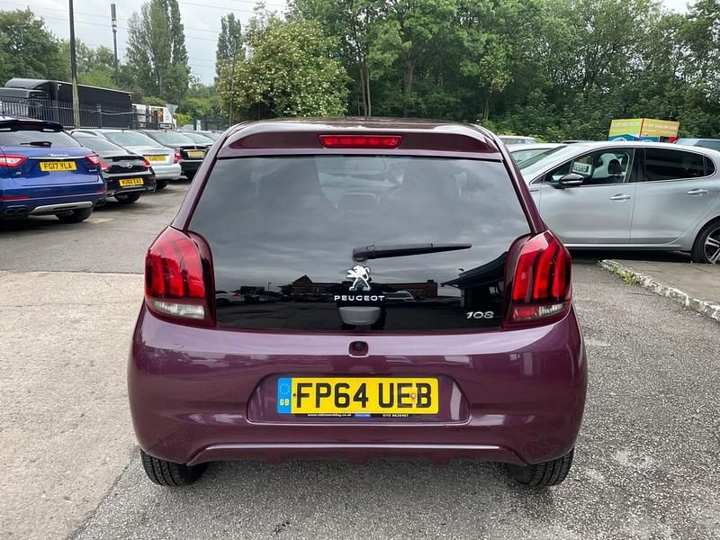 Used Peugeot 108 Allure 82 HP (60 kW) 2014 Purple Hatchback