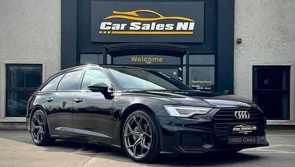 Black Used 2022 Audi A6 S-Line Estate | £29,700 (Fair price) - Image 1/4