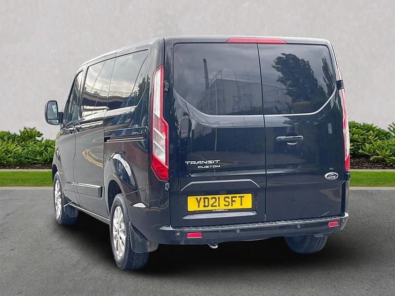 Black Used 2021 Ford Transit Custom Limited Van | £17,100 (Good price) - Image 1/2
