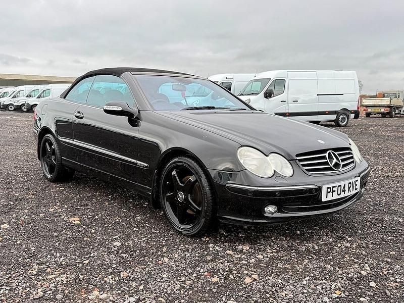 Black Used 2004 Mercedes CLK240 Avantgarde Cabriolet | £5,495 - Image 1/4