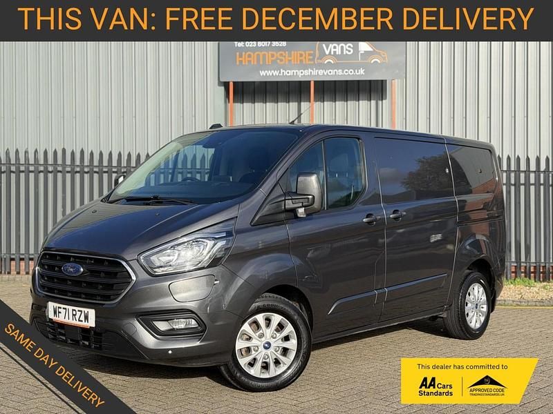 Grey Used 2021 Ford Transit Custom Limited Van | £16,743 (Fair price) - Image 1/4