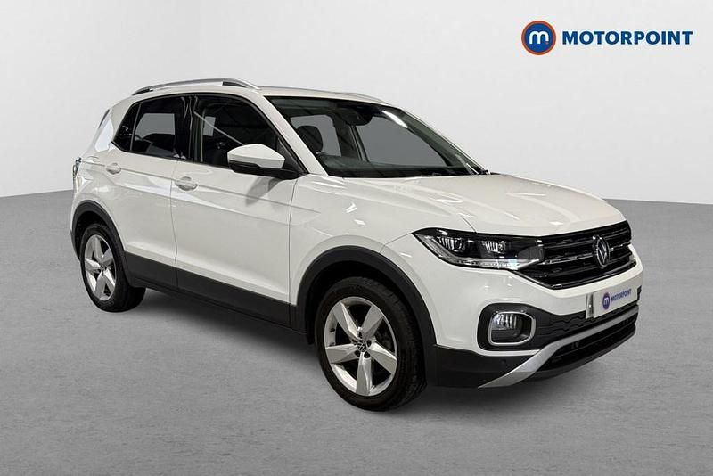 White Used 2021 VW T-Cross SEL SUV | £14,499 (Fair price) - Image 1/4
