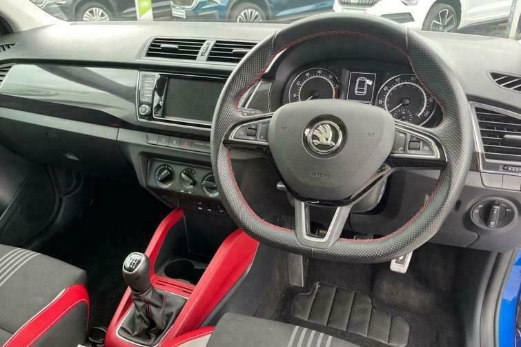 Used Skoda Fabia Monte Carlo 110 HP (80 kW) 2018 Blue Hatchback