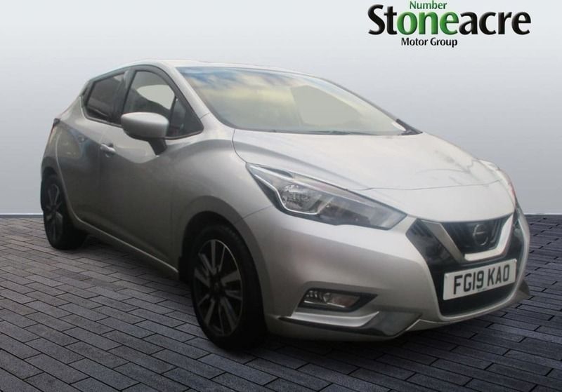 Silver Used 2019 Nissan Micra N-Connecta Hatchback | £7,995 (Fair price) - Image 1/4