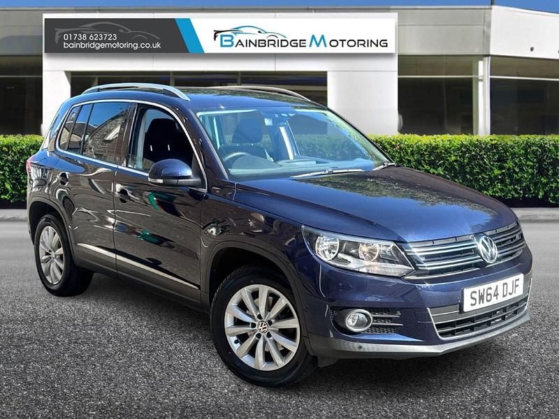 Blue Used 2014 VW Tiguan Match SUV | £10,495 (Fair price) - Image 1/3