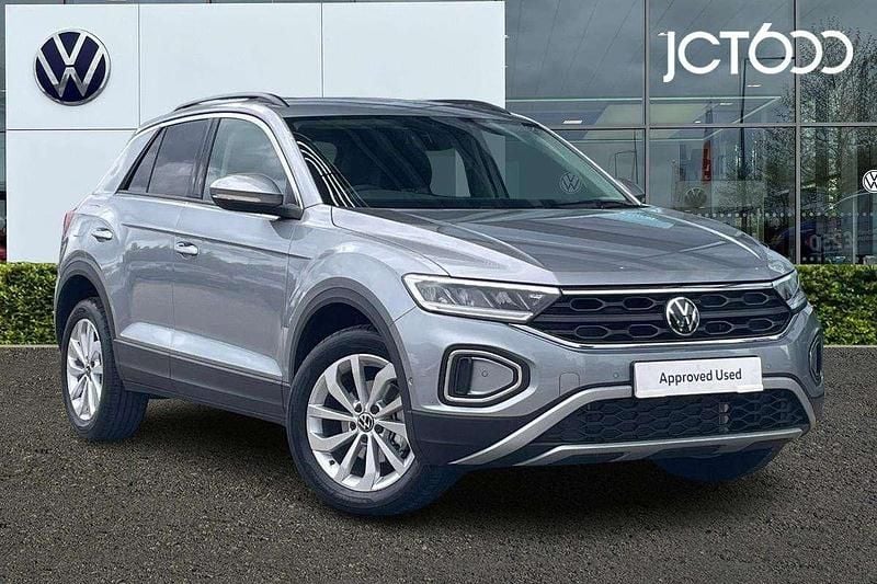 Silver Used 2025 VW T-Roc Match SUV | £22,956 (Fair price) - Image 1/4