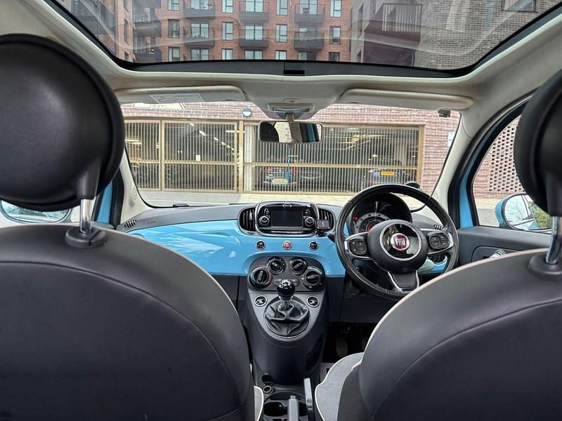 Used Fiat 500 Lounge 69 HP (50 kW) 2015 Blue Hatchback