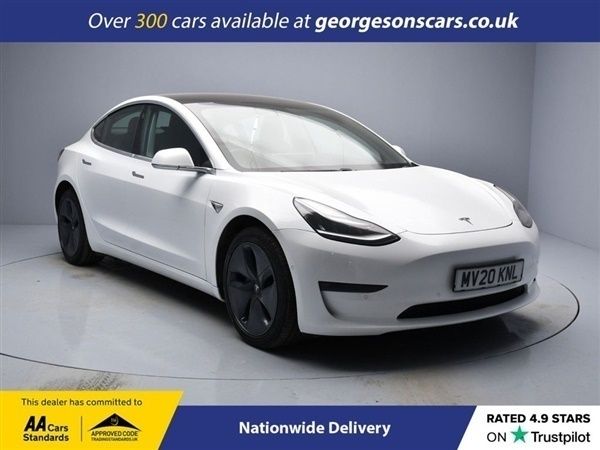 White Used 2020 Tesla Model 3 Long Range AWD Sedan | £20,280 (Expensive) - Image 1/1