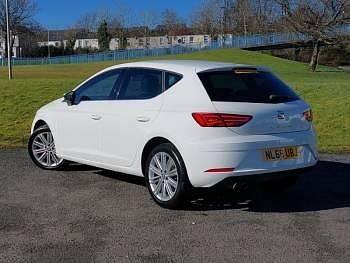 Used Seat Leon XCELLENCE 125 HP (91 kW) 2018 White Hatchback
