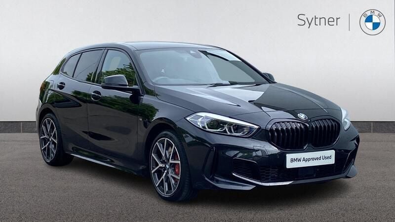 Black Used 2024 BMW 128 Shadowline | £28,500 (Fair price) - Image 1/4