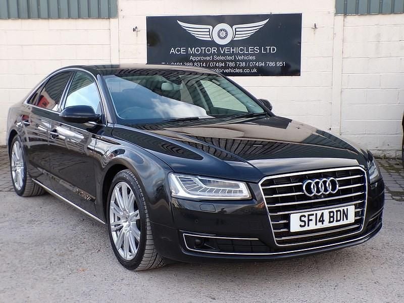 Black Used 2014 Audi A8 Sport Sedan | £12,999 (A bit pricey) - Image 1/4