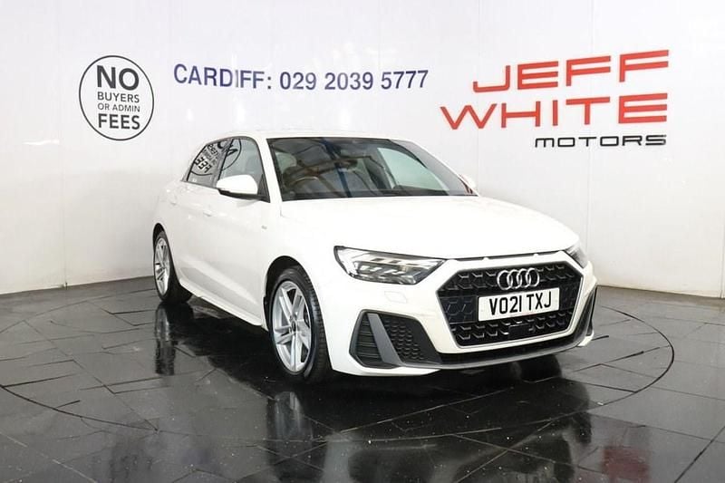 Used Audi A1 Sportback S-Line 95 HP (69 kW) 2021 White Hatchback