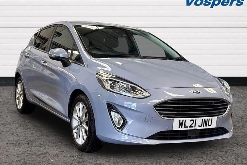 Used Ford Fiesta Titanium 155 HP (114 kW) 2021 Blue Hatchback