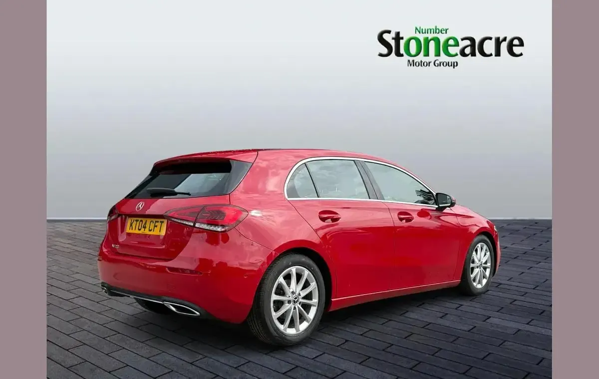 Used Mercedes A200 Executive 163 HP (119 kW) 2019 Red Hatchback