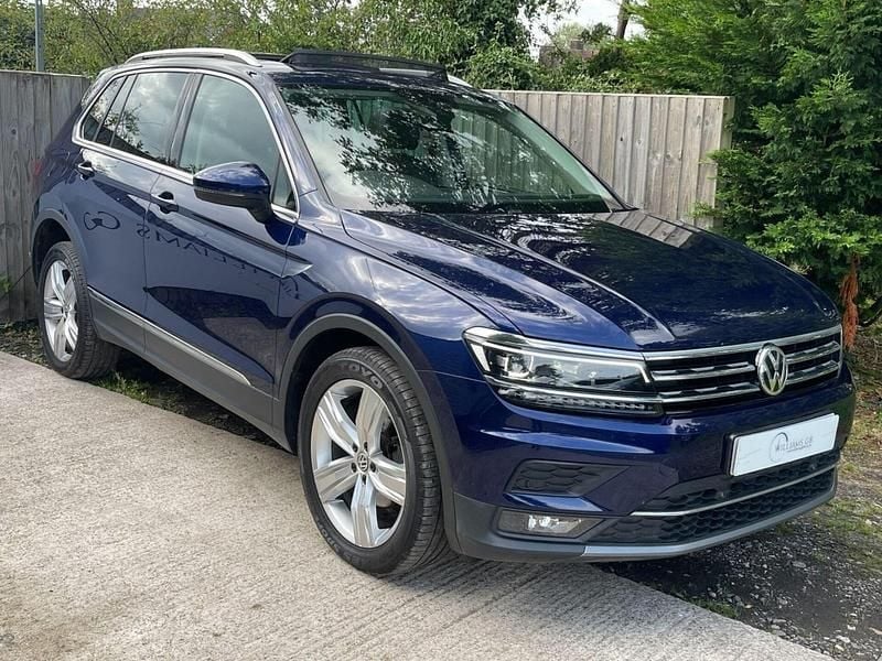 Blue Used 2020 VW Tiguan SEL SUV | £15,000 (Fair price) - Image 1/4