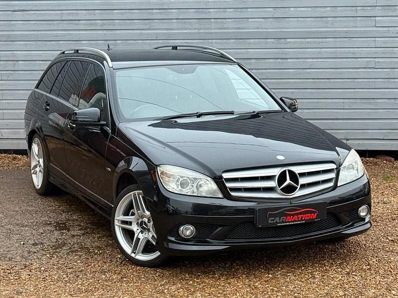 Used Mercedes C180 156 HP (114 kW) 2009 Black Estate