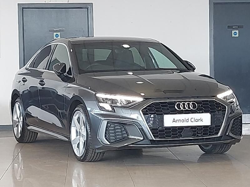Grey Used 2023 Audi A3 S-Line Sedan | £23,998 (Fair price) - Image 1/4