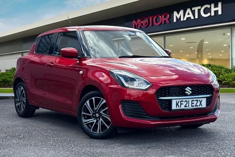 Red Used 2021 Suzuki Swift SZ-L Hatchback | £10,237 (Fair price) - Image 1/4