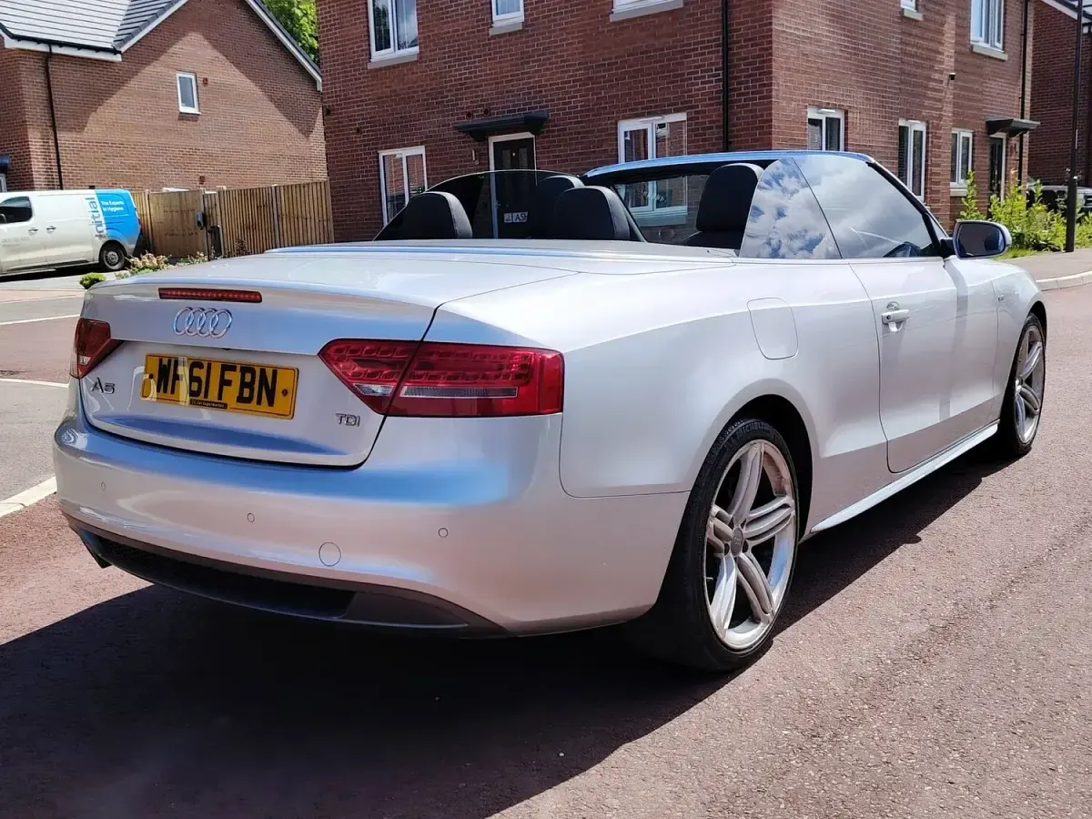 Used Audi A5 Cabriolet S-Line 2011 Silver Cabriolet
