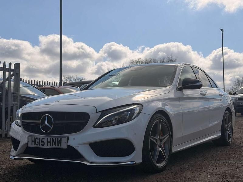 Used Mercedes C250 AMG Line Premium Plus 204 HP (150 kW) 2015 White Sedan