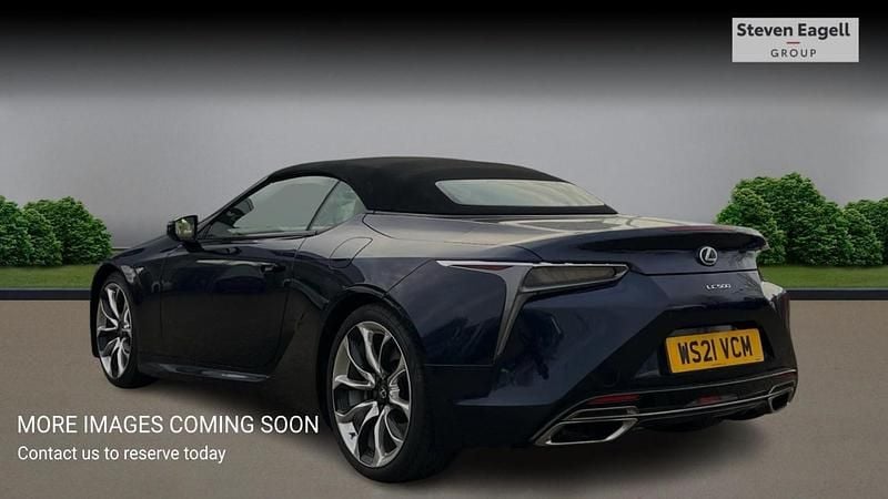 Used Lexus LC 500 Sport Line 2021 Blue Cabriolet