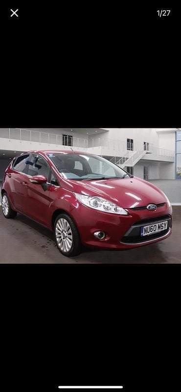 Red Used 2010 Ford Fiesta Titanium Hatchback | £2,199 (Super price) - Image 1/4