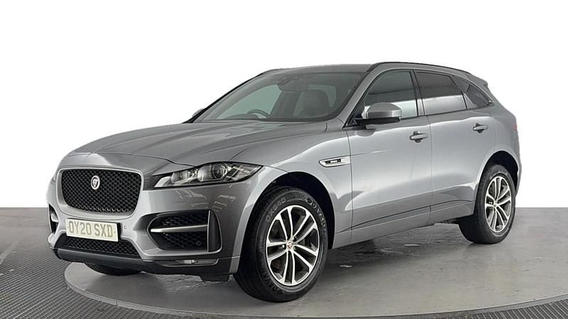 Grey Used 2020 Jaguar F-Pace R-Sport SUV | £18,470 (Fair price) - Image 1/4