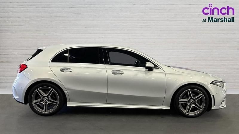 Used Mercedes A200 AMG Line Premium 163 HP (119 kW) 2019 Silver Hatchback