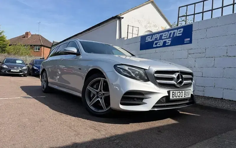 Used Mercedes E300 AMG line 315 HP (231 kW) 2020 Silver Estate