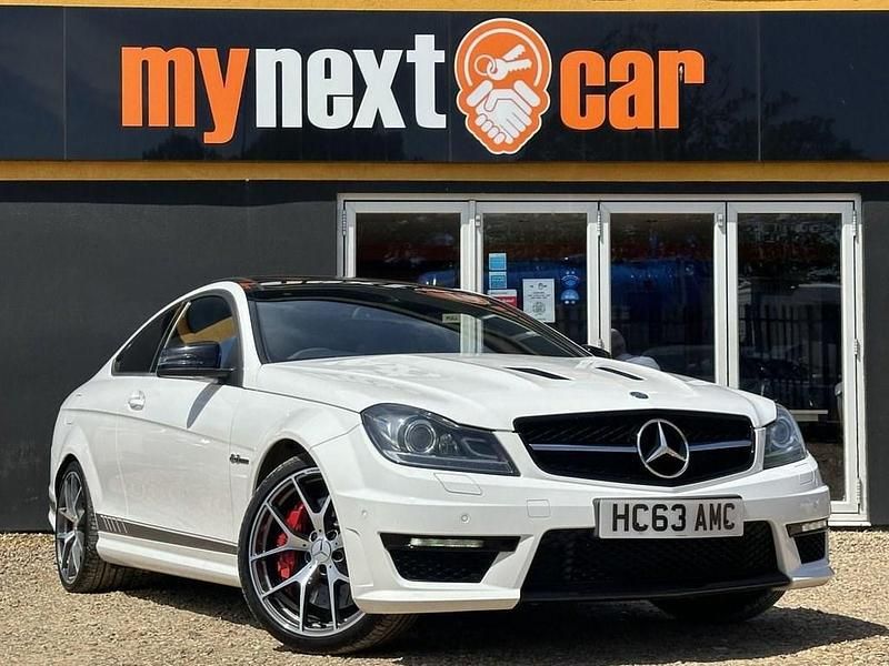 White Used 2013 Mercedes C63 AMG Edition Coupe | £32,995 - Image 1/4