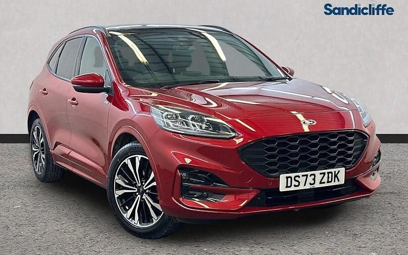 Red Used 2023 Ford Kuga ST-Line X SUV | £19,678 (A bit pricey) - Image 1/4