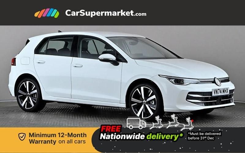 White Used 2024 VW Golf VIII Style Hatchback | £25,897 (Expensive) - Image 1/3