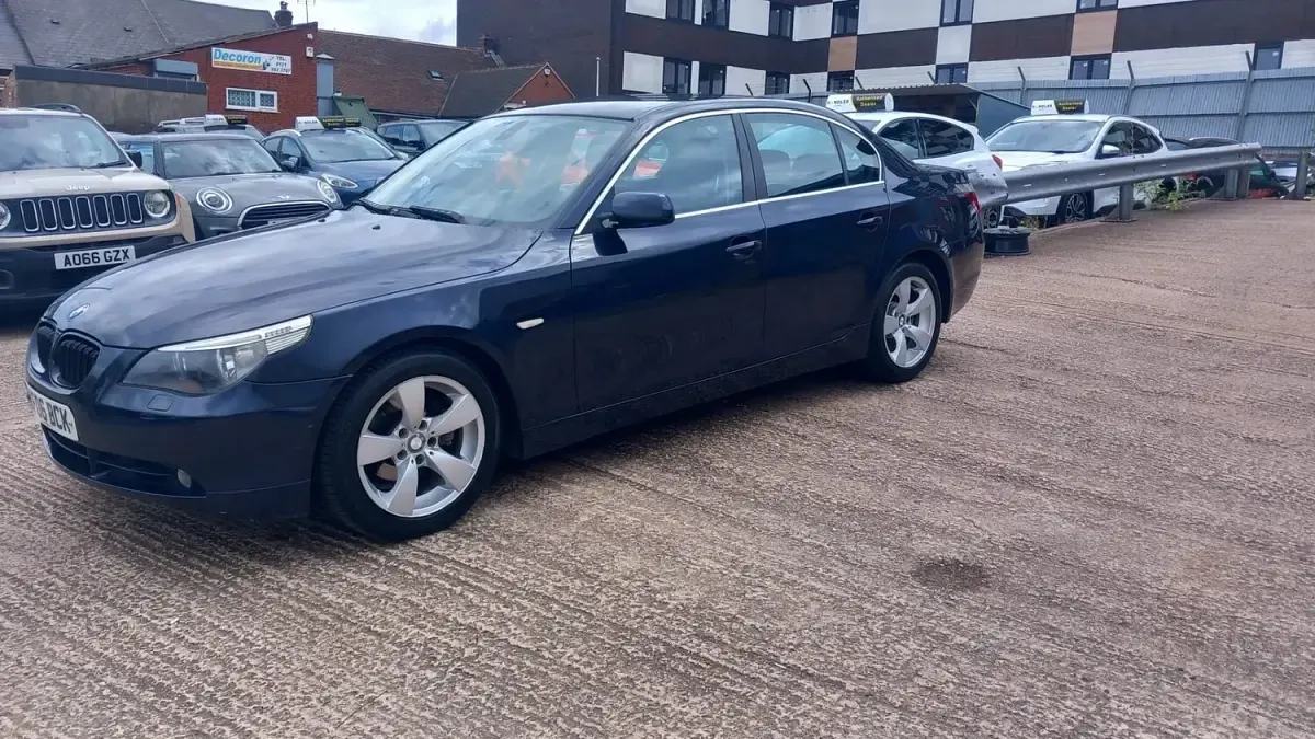 Used BMW 520 2006 Blue Sedan
