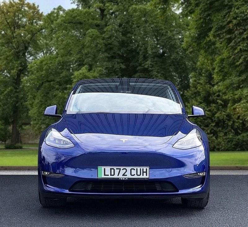 Used Tesla Model Y Long Range AWD 378 kW (514 HP) 2022 Blue SUV