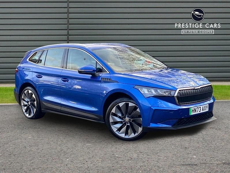 Blue Used 2023 Skoda Enyaq iV ecoSuite SUV | £22,991 (Good price) - Image 1/4