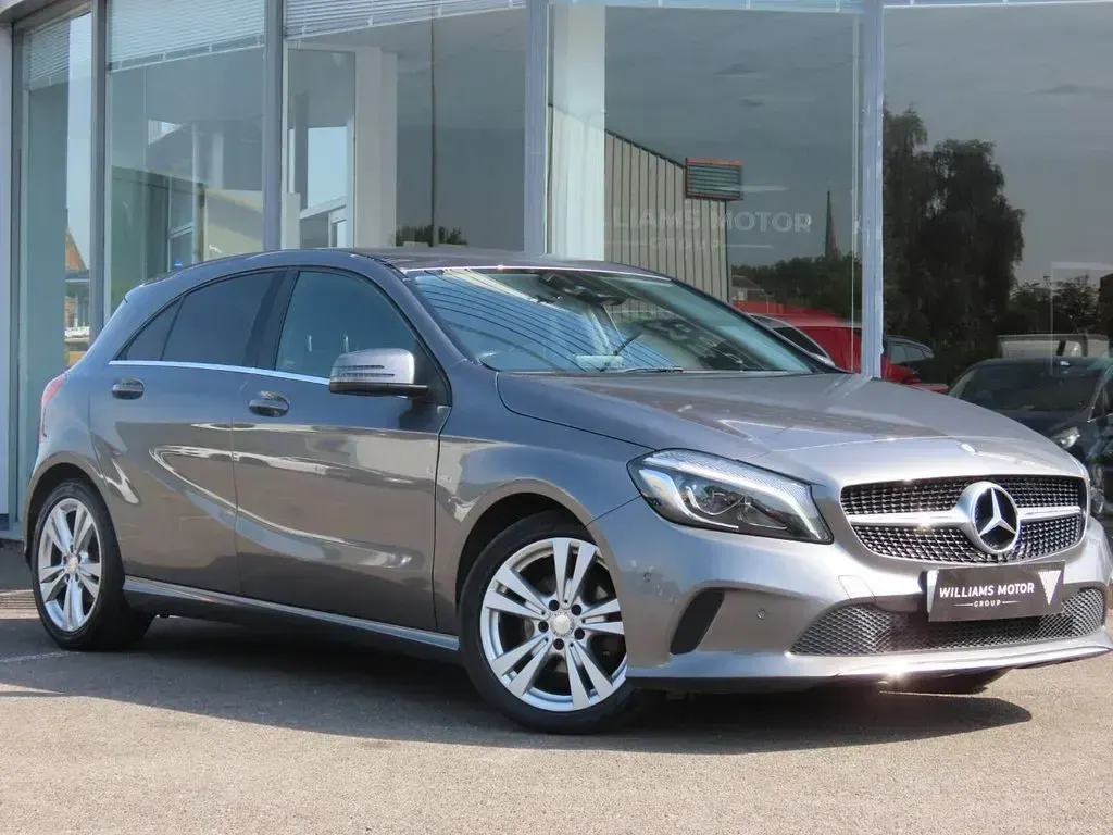 Used Mercedes A200 Premium 136 HP (100 kW) 2017 Grey Hatchback