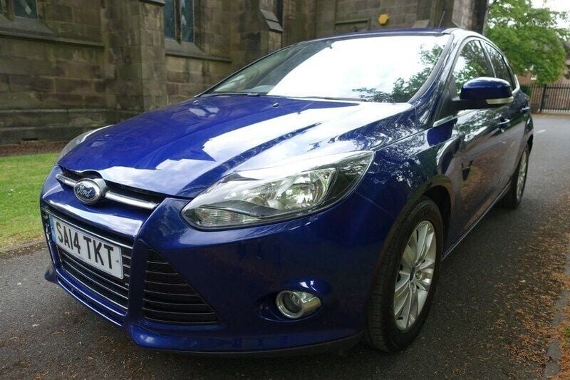 Blue Used 2014 Ford Focus Titanium Hatchback | £5,495 (Fair price) - Image 1/4