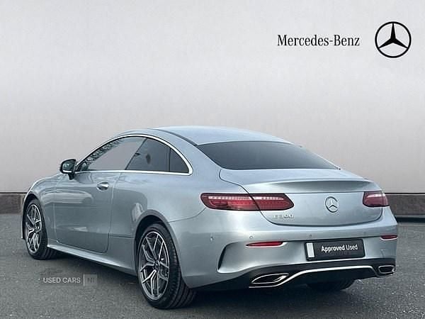 Used Mercedes E300 AMG Line Premium 258 HP (189 kW) 2022 Silver Coupe