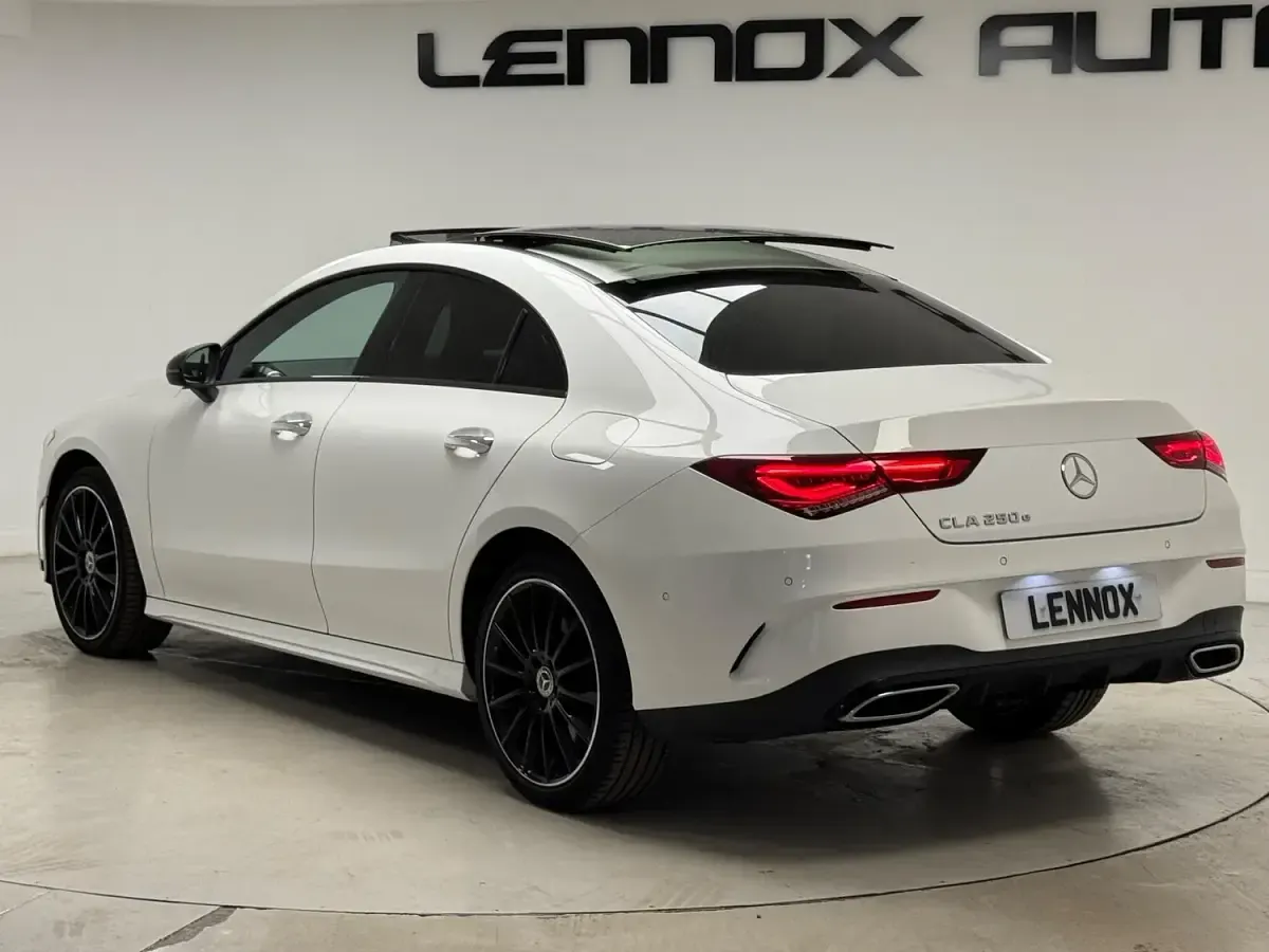 Used Mercedes CLA250e AMG Line Premium Plus 218 HP (160 kW) 2022 White Coupe