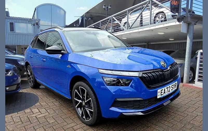 Used Skoda Kamiq Monte Carlo 115 HP (84 kW) 2023 Blue SUV