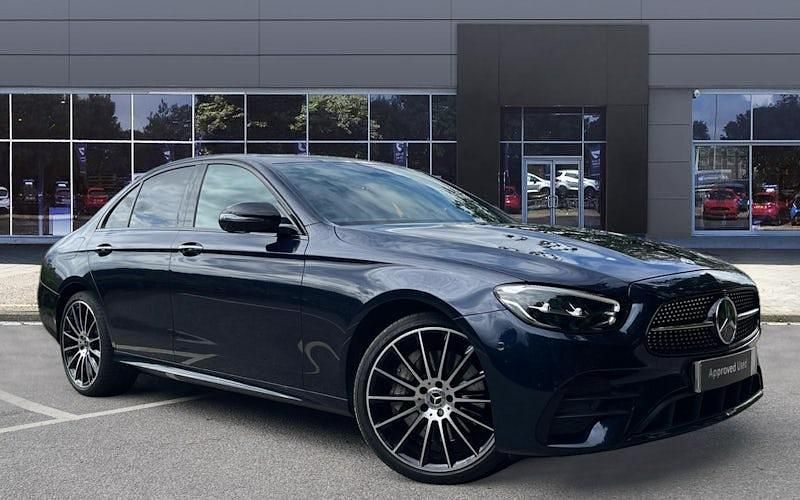 Blue Used 2022 Mercedes E400 AMG line Sedan | £39,012 (Fair price) - Image 1/4