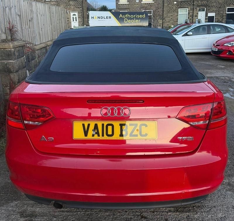 Used Audi A3 Cabriolet 2010 Red Cabriolet