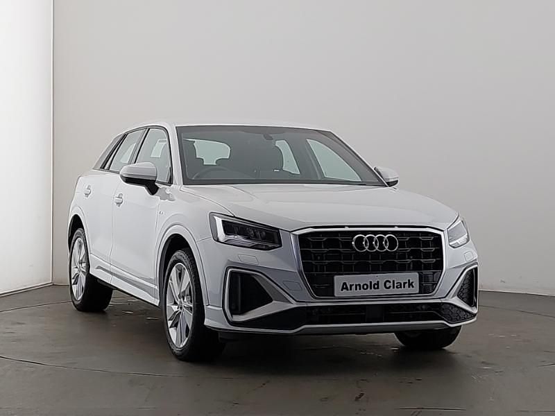 White Used 2023 Audi Q2 S-Line SUV | £23,498 (Fair price) - Image 1/4