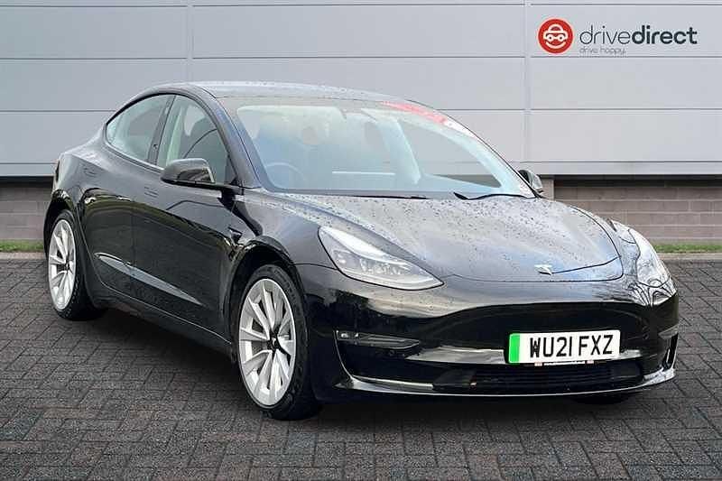 Black Used 2021 Tesla Model 3 Long Range AWD Sedan | £17,820 (Fair price) - Image 1/4