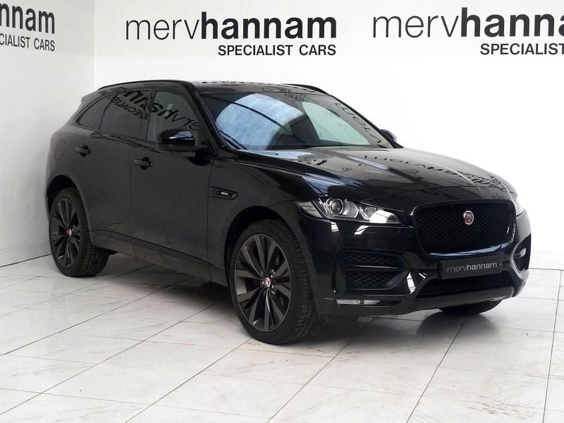 Black Used 2019 Jaguar F-Pace R-Sport SUV | £23,990 (Fair price) - Image 1/4