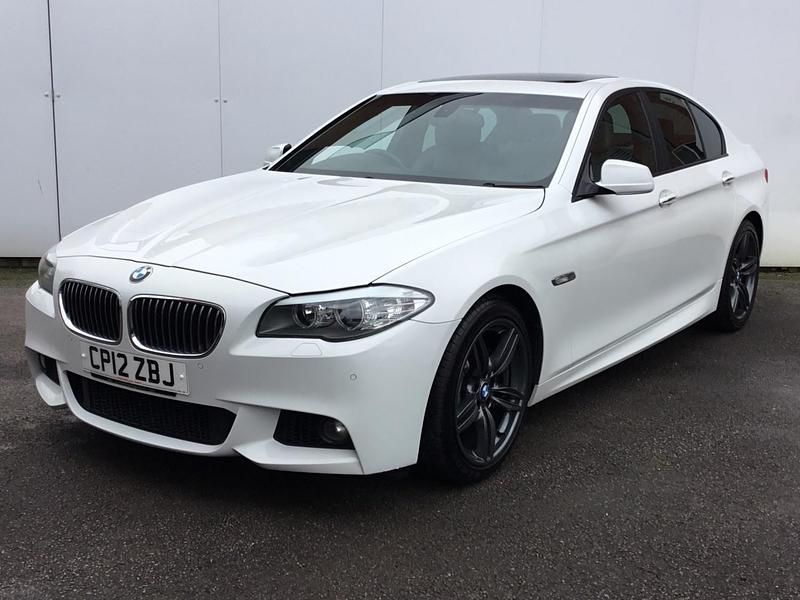White Used 2012 BMW 530 M Sport Sedan | £8,995 (Fair price) - Image 1/4